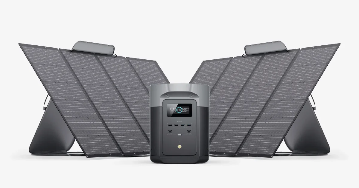 EcoFlow DELTA 2 Max – Portable Power Station 2400W 2048Wh – EFDELTA2MAX-UK