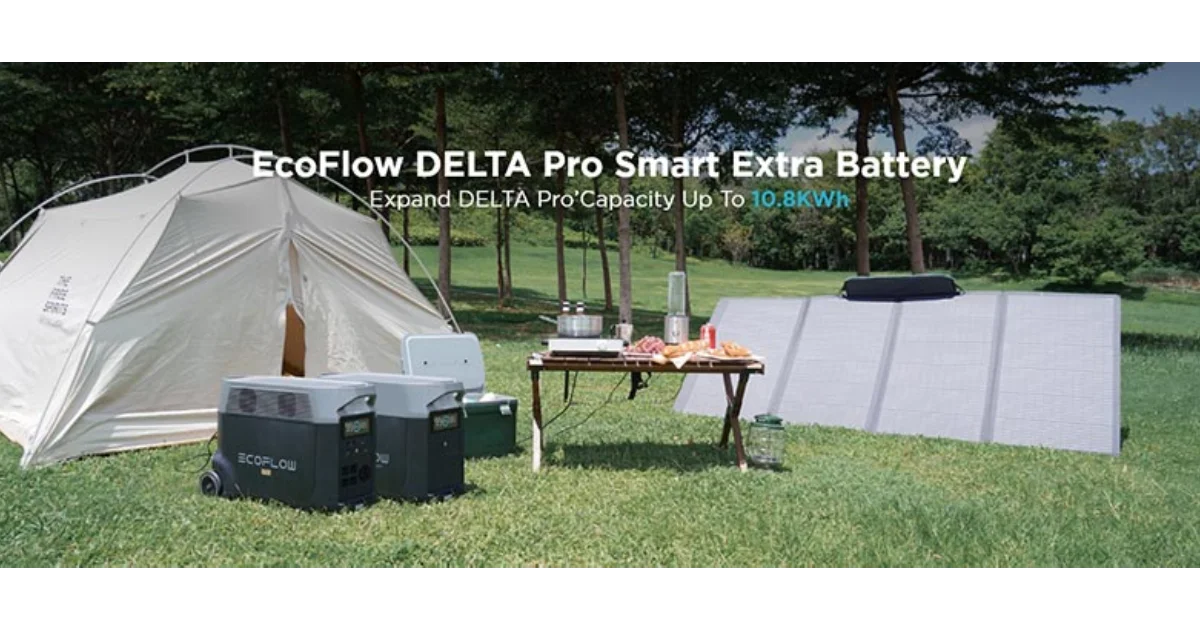 EcoFlow DELTA Pro Smart Extra Battery 2 EcoFlow Smart Extra Battery for DELTA PRO Power Station 3600Wh – DELTAPROEB-US